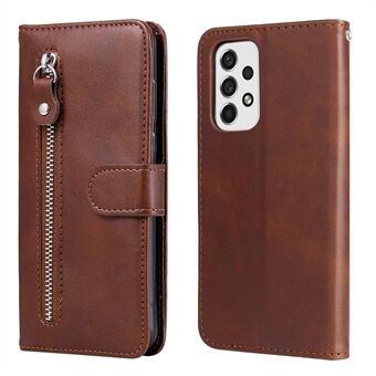 Multifunctionele Stand Wallet PU Leather Cover Ritsvak Telefoon Case Shell voor Samsung Galaxy A53 5G