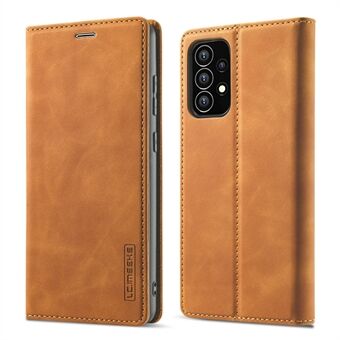 LC.IMEEKE Sterk magnetisch automatisch sluitend PU-leer + TPU Stand Wallet Phone Case Phone Shell voor Samsung Galaxy A53 5G