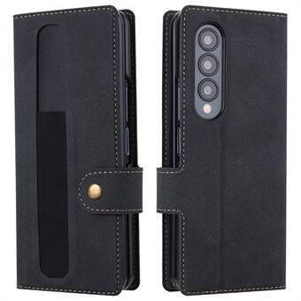 VILI PR-serie voor Samsung Galaxy Z Fold4 5G Stand Wallet Case Anti Scratch PU-leer + pc-telefoonhoes