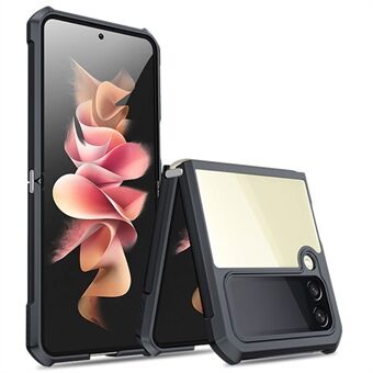 XUNDD Voor Samsung Galaxy Z Flip4 5G slagvast Airbag opvouwbare telefoonhoes acryl + TPU beschermhoes