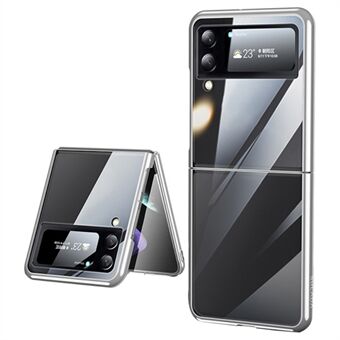 SULADA Voor Samsung Galaxy Z Flip4 5G Dazzle Series Galvaniseren Transparante telefoonhoes Harde pc-opvouwbare hoes