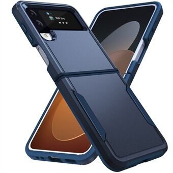Schokbestendige hoes voor Samsung Galaxy Z Flip4 5G, pc + TPU-telefoonhoes Anti-drop Slim Case
