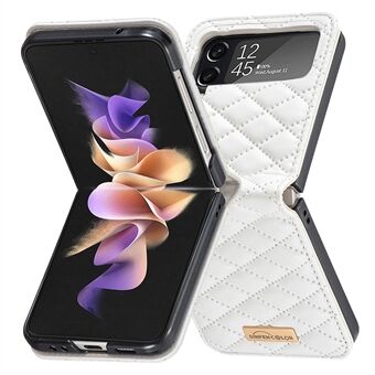 BINFEN COLOR telefoonhoesje voor Samsung Galaxy Z Flip4 5G, bedrukt Rhombus beschermende telefoonhoes