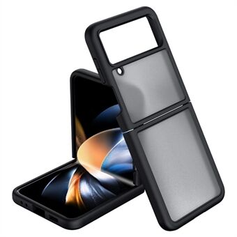 Ultradunne telefoonhoes voor Samsung Galaxy Z Flip4 5G, doorschijnende harde pc Scratch mobiele telefoonhoes