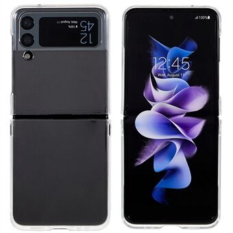 Voor Samsung Galaxy Z Flip4 5G Ultradunne anti- Scratch opvouwbare telefoonhoes Transparante harde pc-achterkant