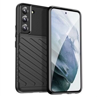 Thunder Series Twill Texture Phone Case voor Samsung Galaxy S23 Shockproof Case Anti-vingerafdruk Scratch Verdikte TPU Cover