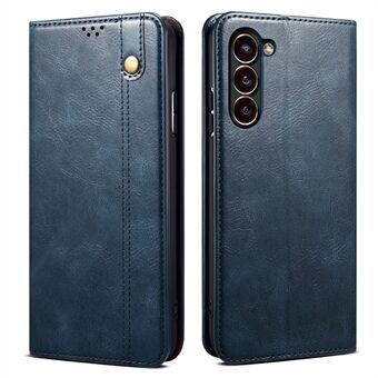 Voor Samsung Galaxy S23 Waxy Crazy Horse Textuur PU lederen telefoonhoes Drop-proof Flip Stand Wallet Cover