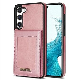N.BEKUS voor Samsung Galaxy S23 RFID Blocking Kaarthouder Telefoon Cover Kickstand Anti-drop PU Leather Coated TPU Case