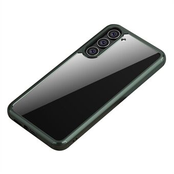 IPAKY voor Samsung Galaxy S23 anti-drop telefoonhoes TPU + pc transparante mobiele telefoonhoes