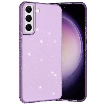 Voor Samsung Galaxy S23 Glitter Powder Phone Cover Clear Verdikt TPU Phone Case