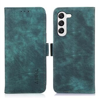 ABEEL PU-lederen omhulsel voor Samsung Galaxy S23 Wallet Cover Retro Texture Mobile Phone Stand Case