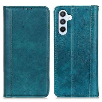 Voor Samsung Galaxy A54 5G Litchi Textuur Split Lederen Stand Case Portemonnee Magnetische Auto-geabsorbeerde Innerlijke TPU Cover
