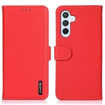 KHAZNEH Voor Samsung Galaxy A54 5G Litchi Textuur Lederen Stand Beschermende Telefoon Cover Folio Flip Wallet Case