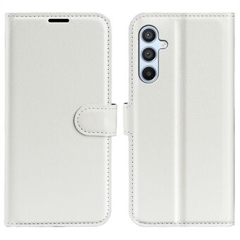 Voor Samsung Galaxy A54 5G Litchi Textuur Anti-drop Mobiele Telefoon Cover PU Leer + TPU Folio Flip Magnetische Sluiting Stand portemonnee Telefoon Case