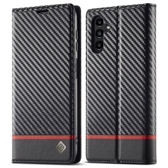 LC.IMEEKE voor Samsung Galaxy A54 5G Koolstofvezel Textuur Telefoon Flip Lederen Portemonnee Case Valbestendig Mobiele Telefoon Cover