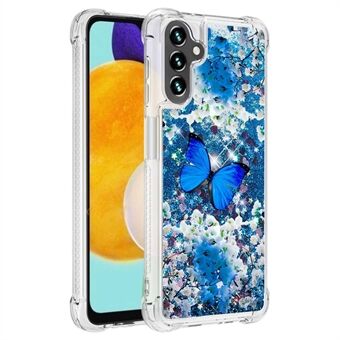 YB Quicksand Series-2 Telefoonhoesje voor Samsung Galaxy A54 5G Anti-Drop Glittery Zachte TPU Hoesje Patroon Gedrukt Schokbestendige Cover