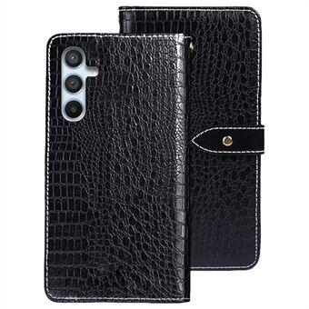 IDEWEI Voor Samsung Galaxy A54 5G PU Lederen Telefoon Cover Portemonnee Stand Anti- Scratch Krokodil Textuur Magnetische Sluiting telefoon Case