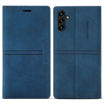Voor Samsung Galaxy A54 5G PU lederen portemonnee- Stand met magnetische absorptie beschermende folio flip-telefoonhoes