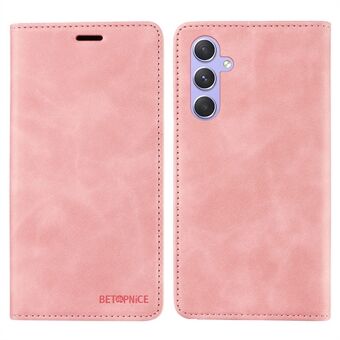 BETOPNICE 003 telefoon Stand cover voor Samsung Galaxy A54 5G, anti-stof portemonnee RFID blokkeren PU lederen tas
