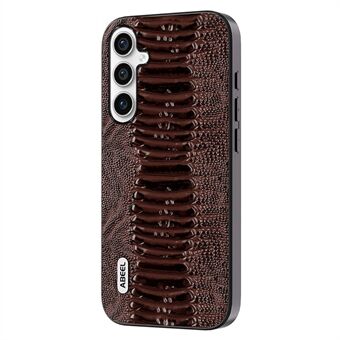 ABEEL Voor Samsung Galaxy A54 5G Krokodil Textuur Case Cover Echt Koe Leer Gecoat PC + TPU Beschermende telefoon Shell