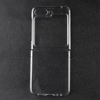Voor Samsung Galaxy Z Flip5 5G Transparante achterkant Telefoonhoes Valbestendig harde pc-telefoonhoes