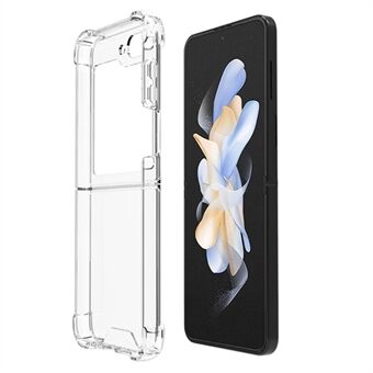 Voor Samsung Galaxy Z Flip5 5G Opvouwbaar ontwerp mobiele telefoonhoes PC + TPU HD Heldere telefoon achterkant