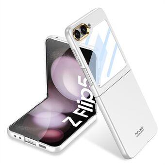 GKK voor Samsung Galaxy Z Flip5 5G schokbestendige hoes harde pc-telefoonhoes met gehard glasfilm