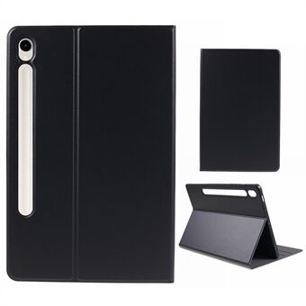 Voor Samsung Galaxy Tab S9 PU Leren Tablet Hoes Opvouwbare Stand Tablet Beschermhoes