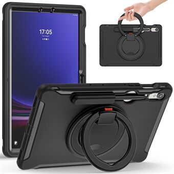 Voor Samsung Galaxy Tab S7 T870 / S8 X700 / S9 X710 Hoesje met een ingebouwde standaard en penhouder voor de tablet.