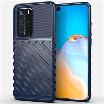 Thunder Series Twill Skin Soft TPU-cover voor Huawei P40 Pro