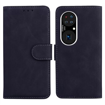 Wallet Stand Design Volledige bescherming Folio Flip Leren Telefoonhoesje voor Huawei P50 Pro - Zwart