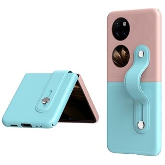 Voor Huawei P50 Pocket / Pocket S Stand Ontwerp Opvouwbare telefoonhoes met contrasterende kleur