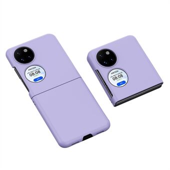 Nauwkeurige uitsparing rubberen telefoonhoes voor Huawei P50 Pocket / Pocket S, anti- Scratch harde pc opvouwbare hoes