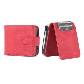 AZNS PU lederen flip-telefoonhoes voor Huawei P50 Pocket / Pocket S, opvouwbare all-inclusive beschermende telefoonhoes met kaartsleuven