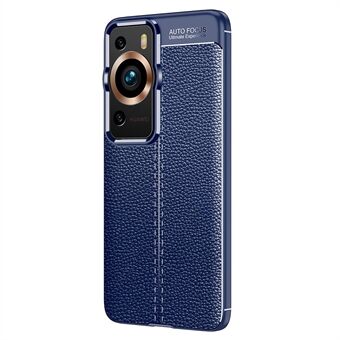 Voor Huawei P60 / P60 Pro Litchi Textuur TPU Telefoonhoesje Anti-drop Smartphone Cover