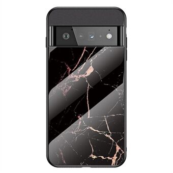 Marmerpatroon schokbestendige gehard glazen telefoonhoesje voor Google Pixel 6 Pro