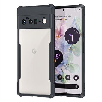 XUNDD voor Google Pixel 6 Pro 5G Hybride Telefoonhoesje met luchtkussens voor bescherming tegen schokken en anti-shock - Zwart.