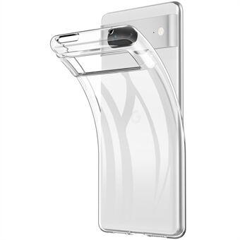 Voor de Google Pixel 7 5G Transparante telefoonhoes Clear Case, anti-vingerafdrukken, gemaakt van TPU.