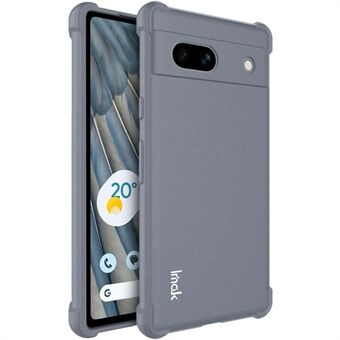 IMAK Dropbestendige mobiele telefoonhoes met matte TPU-achterkant voor Google Pixel 7a