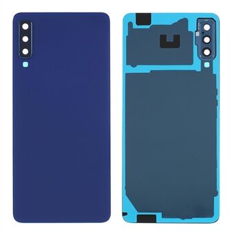 Back Battery Behuizing Cover met Camera Ring Lens Cover Part (zonder Logo) voor Samsung Galaxy A7 (2018) A750