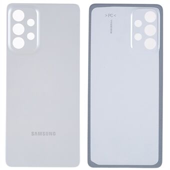 Voor Samsung Galaxy A73 5G A736 OEM plastic batterijbehuizing Vervanging van de achterkant - zwart