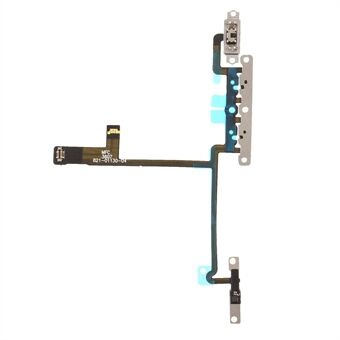 Volumeknop Flex-kabel Reserveonderdeel met metalen plaat voor iPhone X