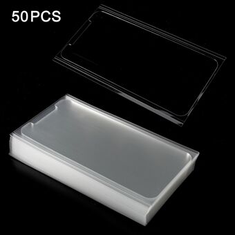 50 stks / set 0,125 mm OCA optisch heldere zelfklevende sticker voor iPhone X LCD Digitalizer, dikte: 0,25 mm
