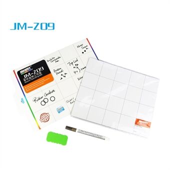 JAKEMY JM-Z09 Schrijvende Magnetische Onderdelen Absorptiemat met inkt, afmeting: 20 x 25 cm