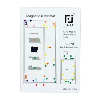 JF-870 Magnetische Schroef Mat Mobiele Telefoon Reparatie Tool voor iPhone 7 Plus 5.5 Inch