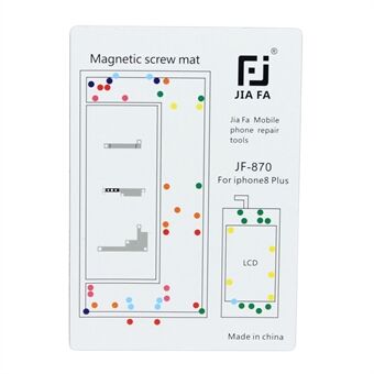 JF-870 Magnetisch schroefkussen Mobiele telefoonreparatietool voor iPhone 8 Plus