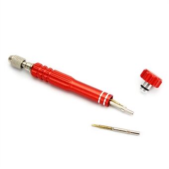 5-in-1 Professional Separation Opening Tool Reparatie Schroevendraaier Kit voor iPhone Reparatie - Rood