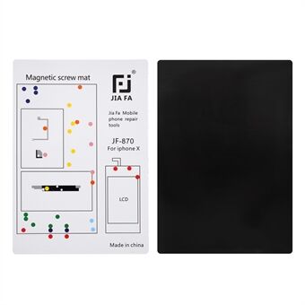 JF-870 magnetische schroefmat schroeforganizer pad voor iPhone X