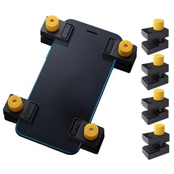 QIANLI 4 stks / set iClamp Phone Screen Clip 2.0 Compatibel met accessoires voor elektrische apparaten met een dikte van 5 ~ 12 mm