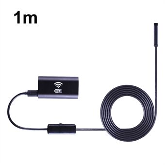 F99 WiFi Endoscoop HD Inspectiecamera Draadloze Slangencamera met 1M Semi-Rigide Kabel